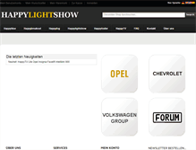 Tablet Screenshot of happylightshow.com